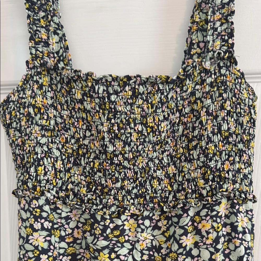 Zara Floral Smocked Dress